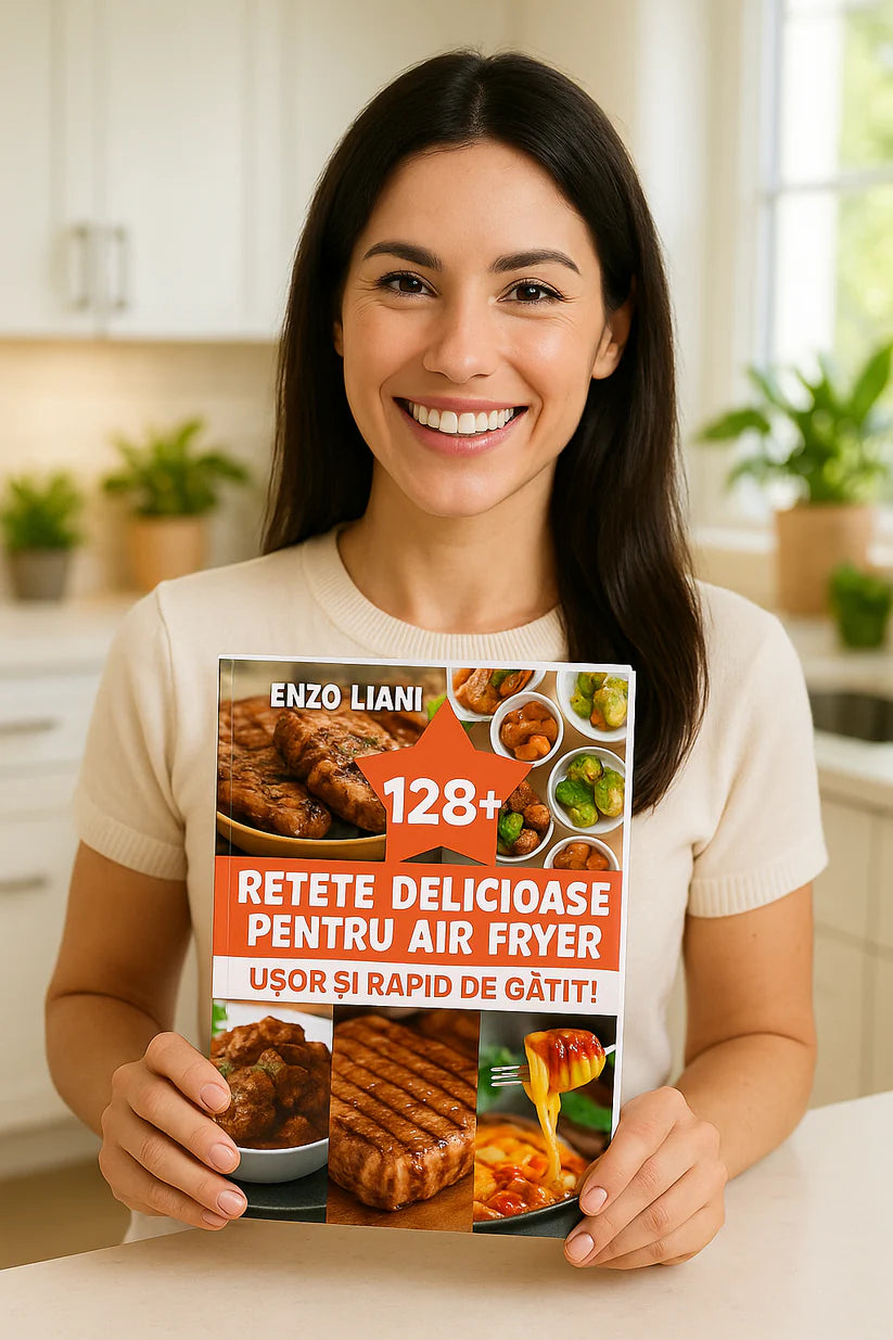 128+ Rețete Delicioase pentru Air Fryer – Ușor și Rapid de Gătit! de Enzo Liani