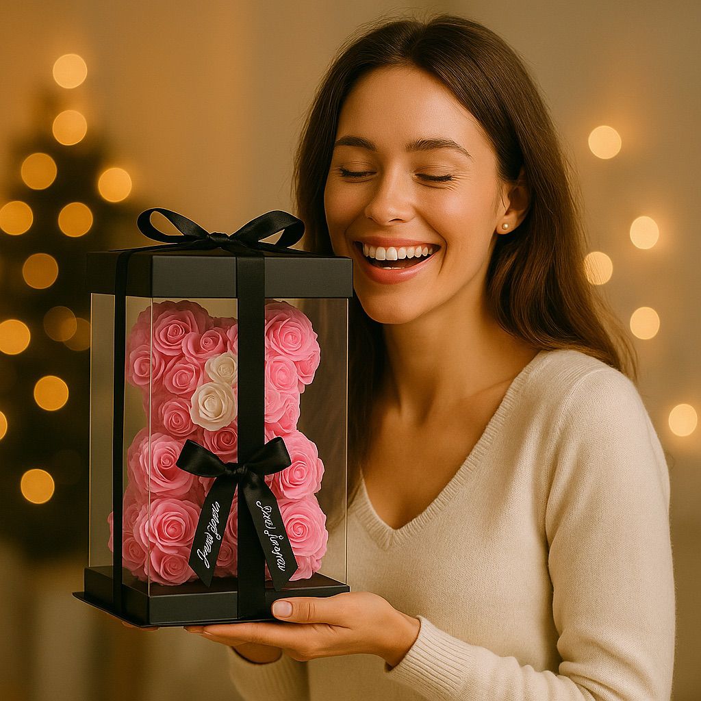 Ursulețul din Trandafiri – Cadoul care vorbește inimii. Calitate premium